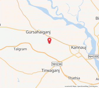 Map of Umon Purwa, Uttar Pradesh