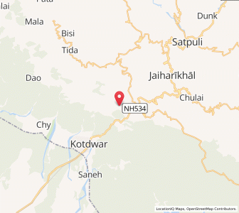 Map of Umrela, Uttarakhand