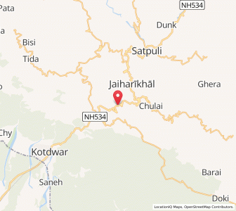 Map of Umrikhal, Uttarakhand
