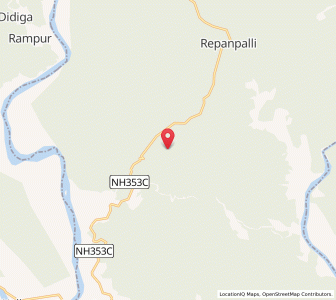 Map of Umunur, Maharashtra