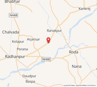 Map of Un, Uttar Pradesh