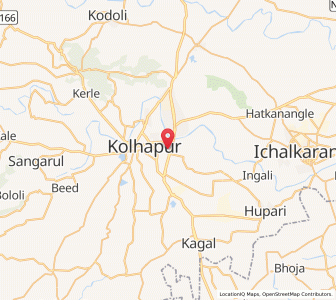 Map of Unchagao, Maharashtra