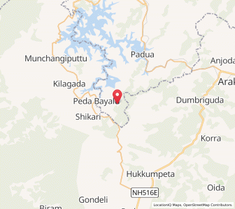 Map of Undragedda, Odisha