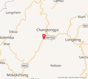 Map of Ungr, Nagaland