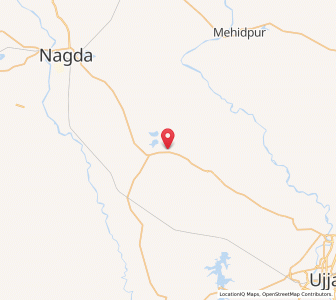 Map of Unhel, Madhya Pradesh