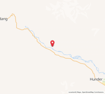 Map of Unmaru, Kashmir