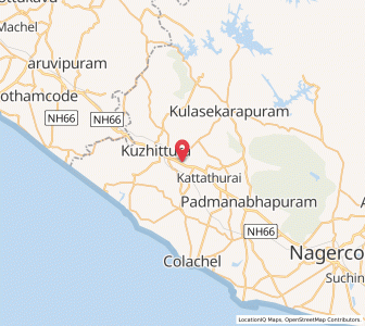 Map of Unnamalaikadai, Tamil Nadu