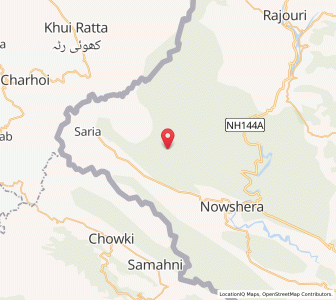 Map of Upanta Thala, Kashmir
