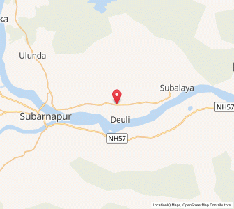 Map of Uphula, Odisha