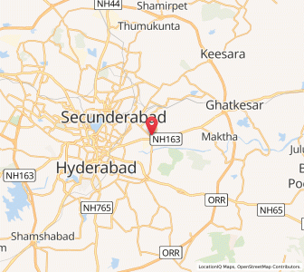 Map of Uppal Kalan, Andhra Pradesh