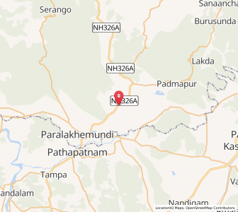Map of Uppalada, Odisha