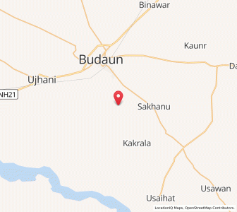 Map of Uprera, Uttar Pradesh