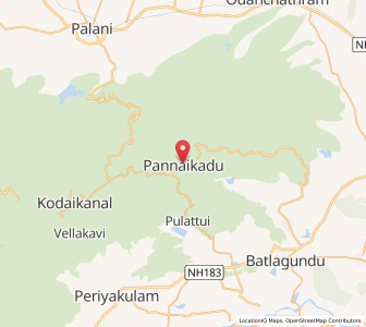 Map of Uralpatti, Tamil Nadu