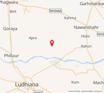 Map of Urapar, Punjab