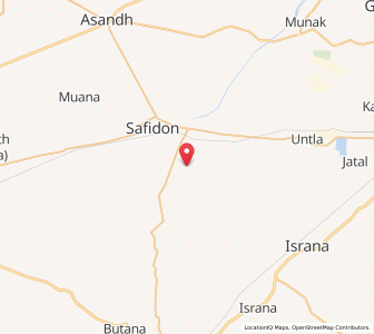 Map of Urlana Khurd, Haryana