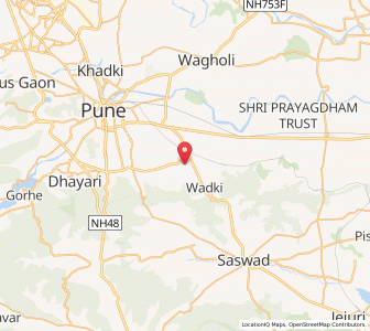 Map of Uruli Devachi, Maharashtra