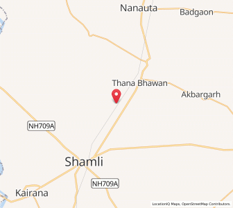 Map of Usmanpur, Uttar Pradesh