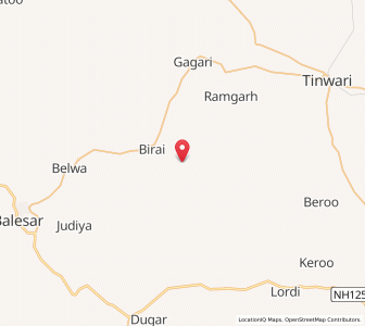 Map of Utambar, Rajasthan