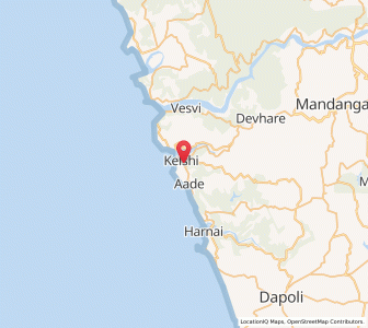 Map of Uthambar, Maharashtra