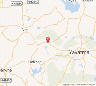 Map of Uttarvadhon, Maharashtra