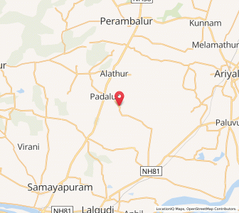 Map of Uttattur, Tamil Nadu