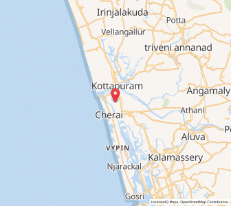 Map of Vadakakarai, Kerala