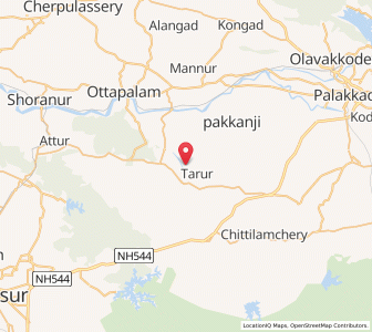 Map of Vadakethara, Kerala
