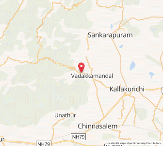 Map of Vadakkanandal, Tamil Nadu