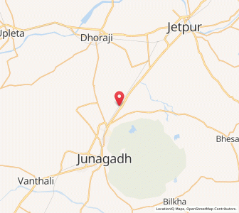 Map of Vadal, Gujarat