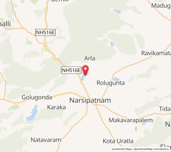 Map of Vaddepa, Andhra Pradesh
