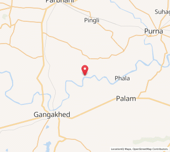 Map of Vajhur, Maharashtra