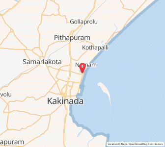 Map of Vakalapudi, Andhra Pradesh