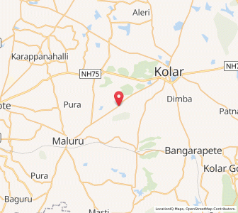Map of Vakkaleri, Karnataka
