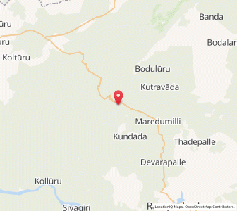 Map of Valamuru, Andhra Pradesh