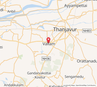 Map of Vallam, Tamil Nadu