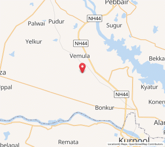 Map of Vallur, Maharashtra