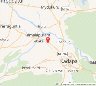 Map of Valluru, Andhra Pradesh