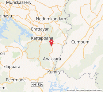 Map of Vandamettu, Kerala