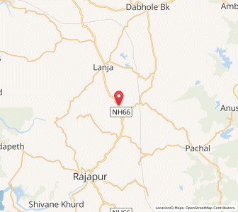 Map of Vanked, Maharashtra