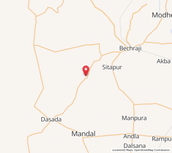 Map of Vanod, Gujarat