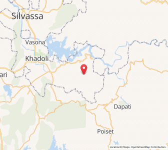 Map of Vansda, Dadra and Nagar Haveli