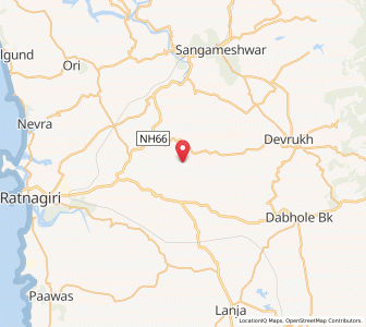 Map of Vanyagana, Maharashtra