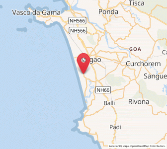 Map of Varca, Goa