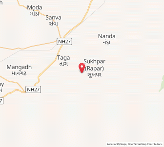 Map of Varnu Wandh, Gujarat
