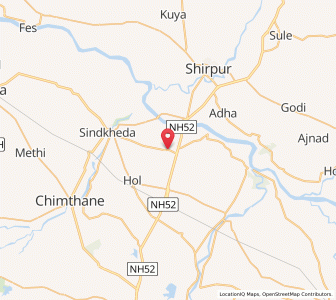 Map of Varshi, Maharashtra