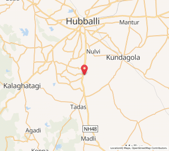 Map of Varur, Karnataka