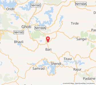 Map of Vasali, Maharashtra