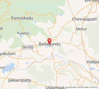 Map of Vattalkundu, Tamil Nadu