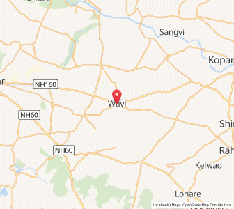 Map of Vavi, Maharashtra