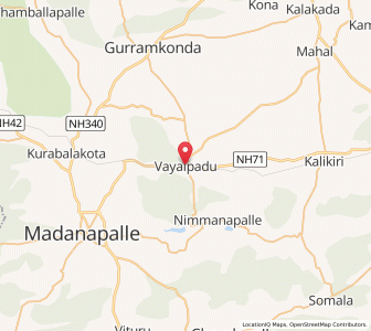 Map of Vayalpad, Andhra Pradesh